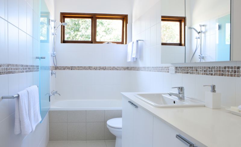 Bathroom with Large Format Tiles